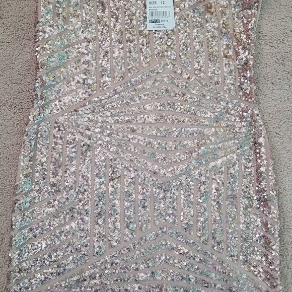 Quiz dress,Gold color, - Picture 3 of 4